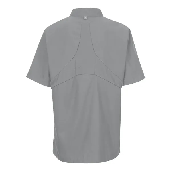 Chef Designs Mimix™ Short Sleeve Chef Coat with OilBlok... from ASI 84358 S&S Activewear