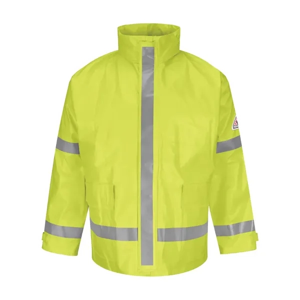 Bulwark Hi-Visibility Flame-Resistant Rain Jacket... from ASI 84358 S&S Activewear