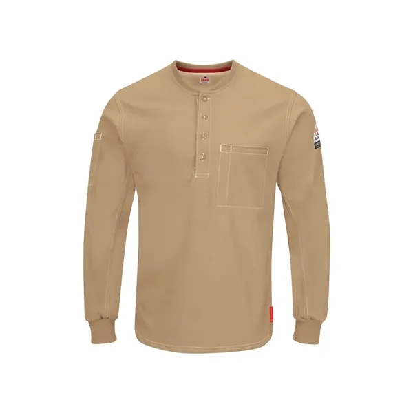 iQ Series® Plus Long Sleeve Henley - Long Sizes... from ASI 84358 S&S Activewear