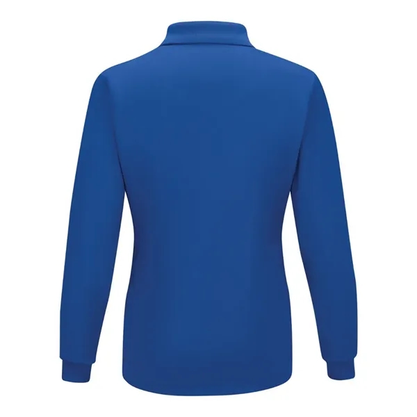 Women's Long Sleeve Performance Knit Polo... from ASI 84358 S&S Activewear