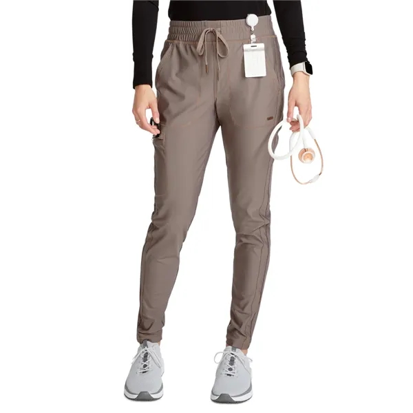 Cherokee Form Women's Mid-Rise Tapered Leg Drawstring Pant... from ASI 86018 Scrub Authority