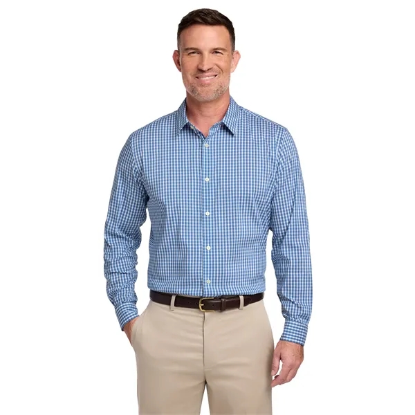 Brooks Brothers Tech Stretch Patterned Shirt... from ASI 84863 SanMar
