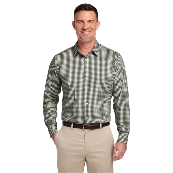 Brooks Brothers Tech Stretch Patterned Shirt... from ASI 84863 SanMar