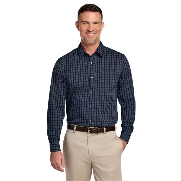 Brooks Brothers Tech Stretch Patterned Shirt... from ASI 84863 SanMar