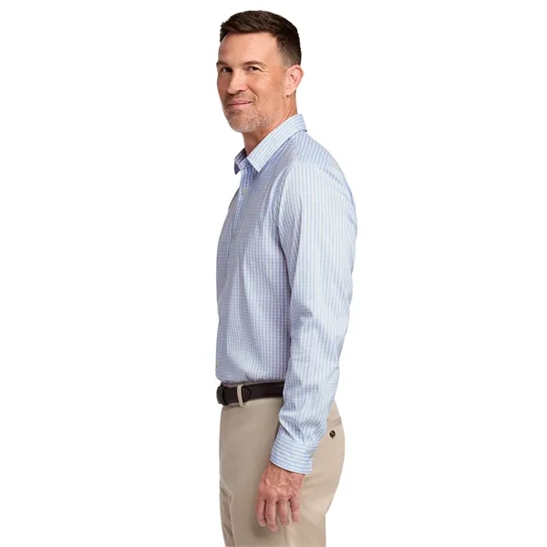 Brooks Brothers Tech Stretch Patterned Shirt... from ASI 84863 SanMar