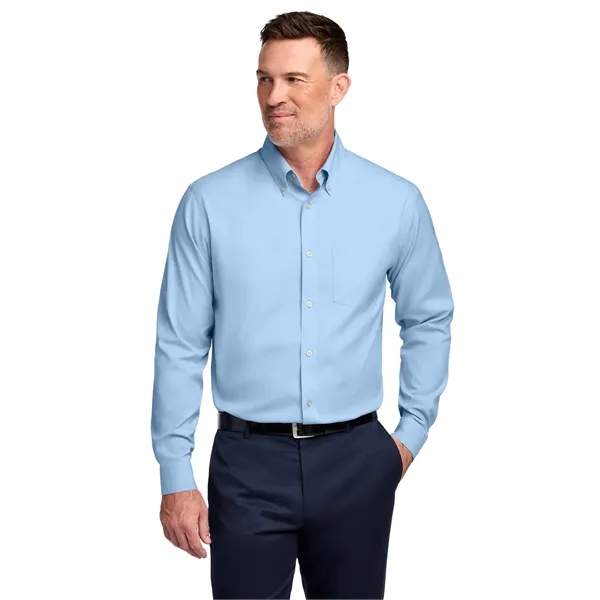 Brooks Brothers Wrinkle-Free Stretch Pinpoint Shirt... from ASI 84863 SanMar