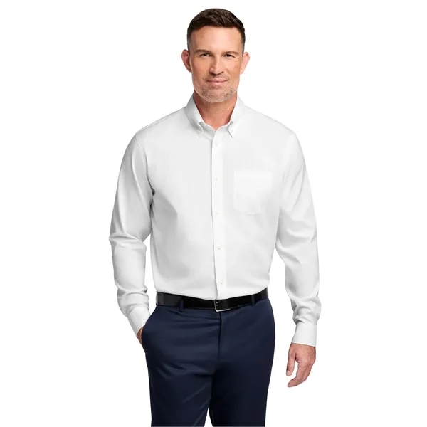 Brooks Brothers Wrinkle-Free Stretch Pinpoint Shirt... from ASI 84863 SanMar