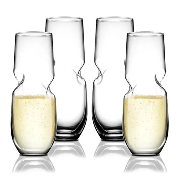 Stemless Champagne, Glasses. 10 oz., Set of 4... from ASI 55450 Franmara Inc