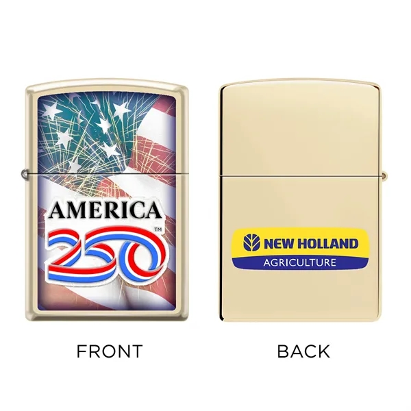 This special edition Champagne lighter features an officially licensed America250 design... from ASI 46170 Compass Industries Inc