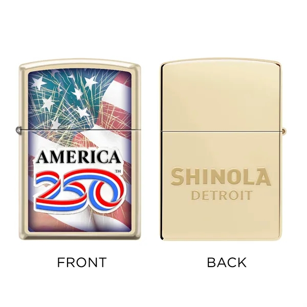 This special edition Champagne lighter features an officially licensed America250 design... from ASI 46170 Compass Industries Inc