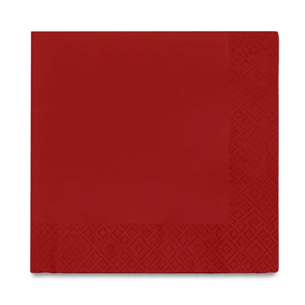 5" x 5" colored two-ply beverage napkins made in the USA... from ASI 91880 Tranter Graphics Inc