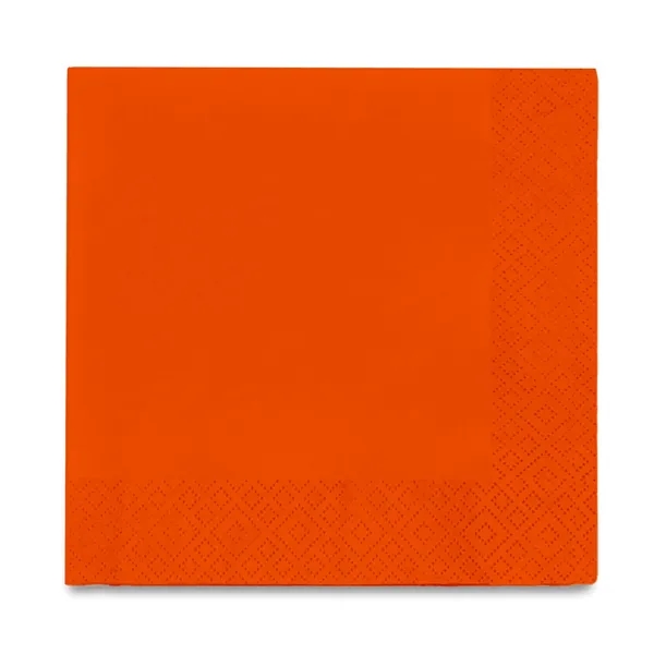 5" x 5" colored two-ply beverage napkins made in the USA... from ASI 91880 Tranter Graphics Inc