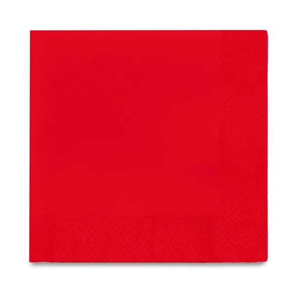 5" x 5" colored two-ply beverage napkins made in the USA... from ASI 91880 Tranter Graphics Inc