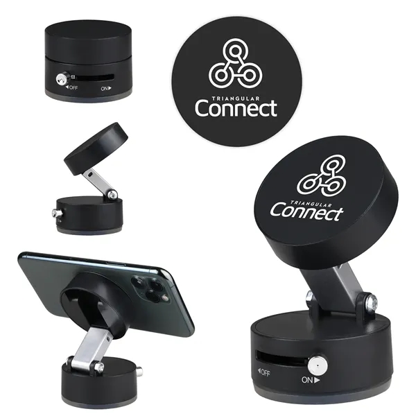 Magnetic phone holder with suction cup base keeps your device secure... from ASI 61966 HPG / HandStands HPG Gold