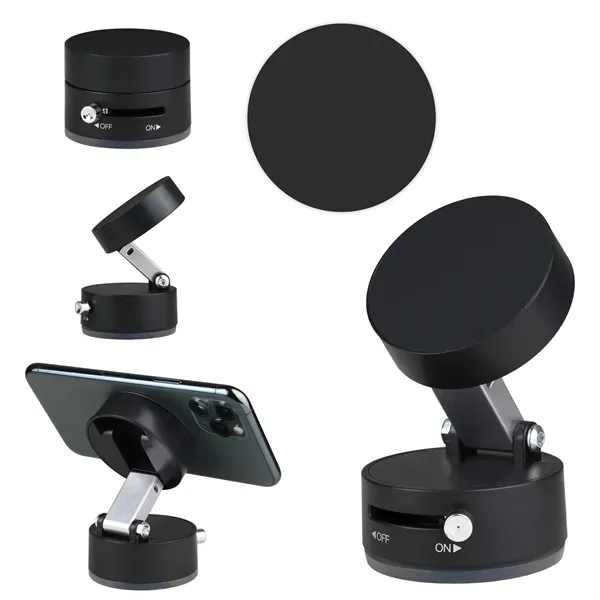 Magnetic phone holder with suction cup base keeps your device secure... from ASI 61966 HPG / HandStands HPG Gold