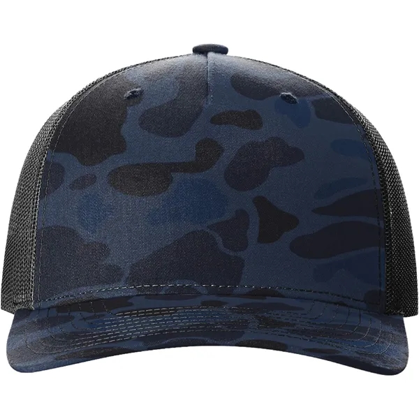 Richardson 112PFP Snapback five-panel cotton and polyester trucker cap with adjustable... from ASI 74601 Calico