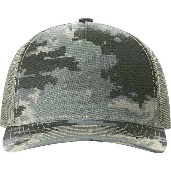 Richardson 112PFP Snapback five-panel cotton and polyester trucker cap with adjustable... from ASI 74601 Calico