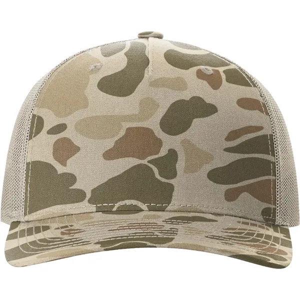 Richardson 112PFP Snapback five-panel cotton and polyester trucker cap with adjustable... from ASI 74601 Calico