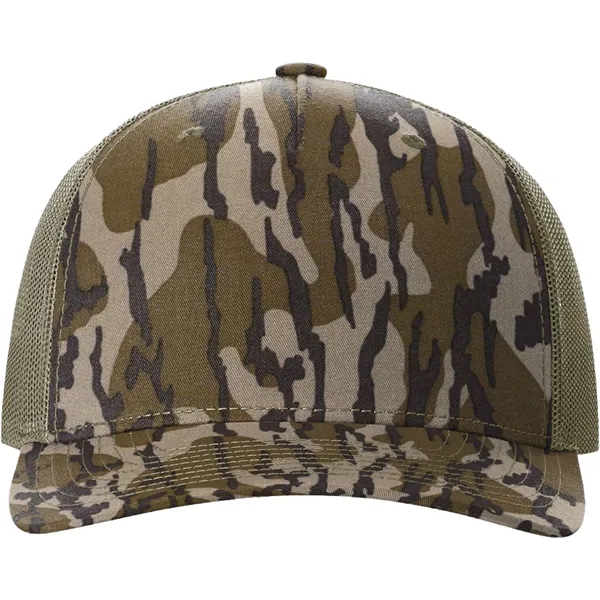 Richardson 112PFP Snapback five-panel cotton and polyester trucker cap with adjustable... from ASI 74601 Calico