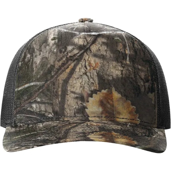 Richardson 112PFP Snapback five-panel cotton and polyester trucker cap with adjustable... from ASI 74601 Calico