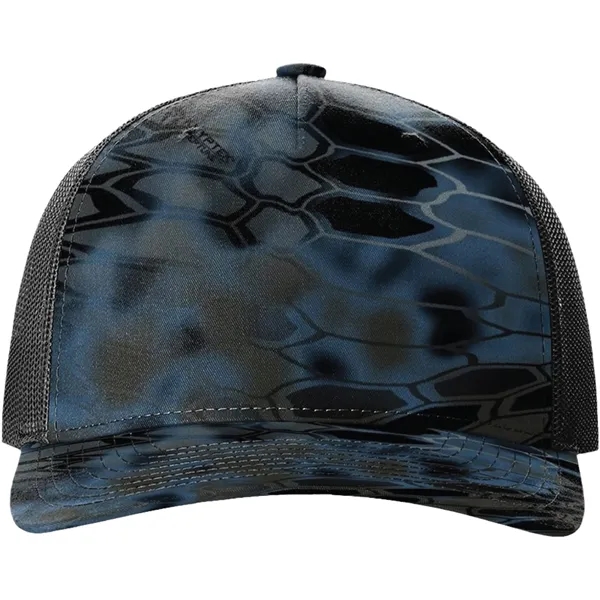 Richardson 112PFP Snapback five-panel cotton and polyester trucker cap with adjustable... from ASI 74601 Calico