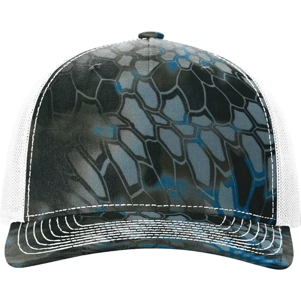 Richardson 112PFP Snapback five-panel cotton and polyester trucker cap with adjustable... from ASI 74601 Calico