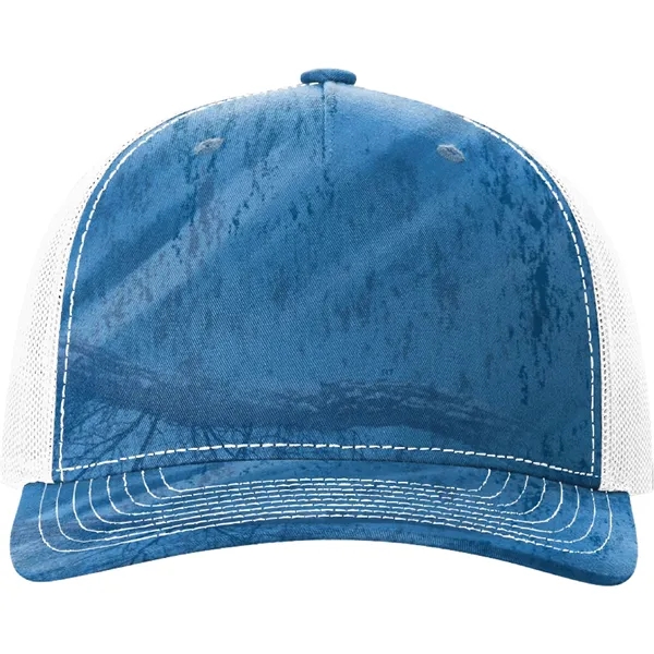 Richardson 112PFP Snapback five-panel cotton and polyester trucker cap with adjustable... from ASI 74601 Calico