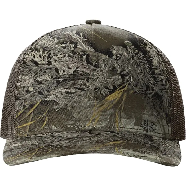 Richardson 112PFP Snapback five-panel cotton and polyester trucker cap with adjustable... from ASI 74601 Calico