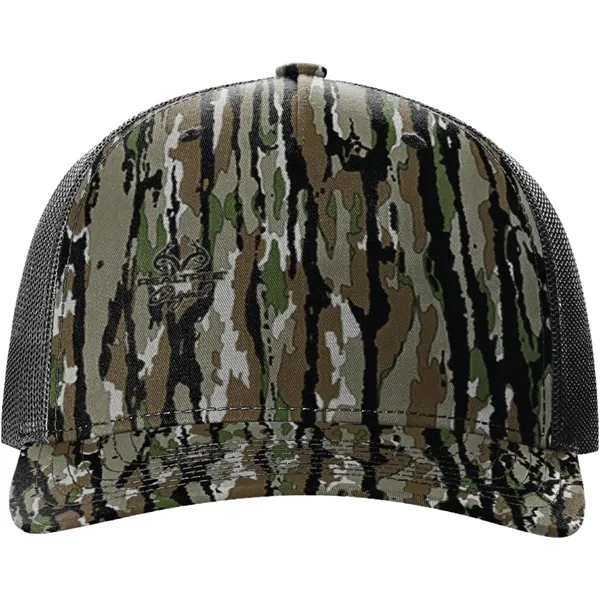 Richardson 112PFP Snapback five-panel cotton and polyester trucker cap with adjustable... from ASI 74601 Calico