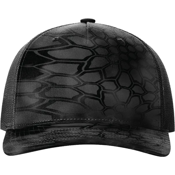 Richardson 112PFP Snapback five-panel cotton and polyester trucker cap with adjustable... from ASI 74601 Calico