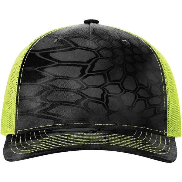 Richardson 112PFP Snapback five-panel cotton and polyester trucker cap with adjustable... from ASI 74601 Calico