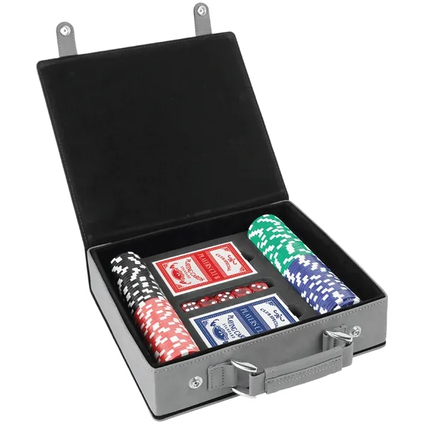 Poker set with 100 commercial grade chips, two decks of card... from ASI 74601 Calico