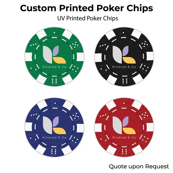Poker set with 100 commercial grade chips, two decks of card... from ASI 74601 Calico