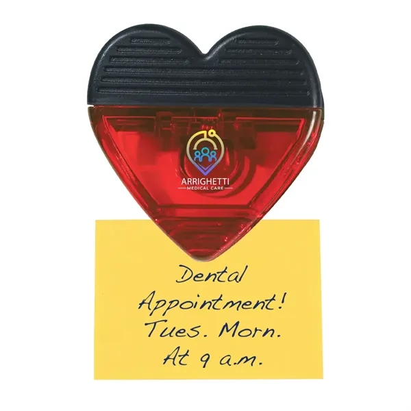 Heart shape clip with magnet on back.... from ASI 61125 Hit Promotional Products / Hit®