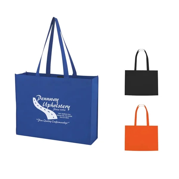 Non-Woven Shopper Tote with hook and loop closure.  Made of... from ASI 61125 Hit Promotional Products / Hit®
