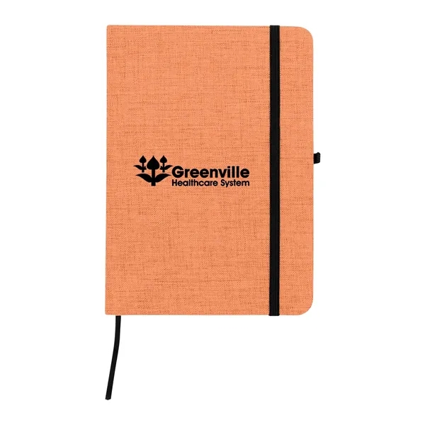 5" x 7" journal with 80 lined pages, a polycanvas cover... from ASI 61125 Hit Promotional Products / Hit®