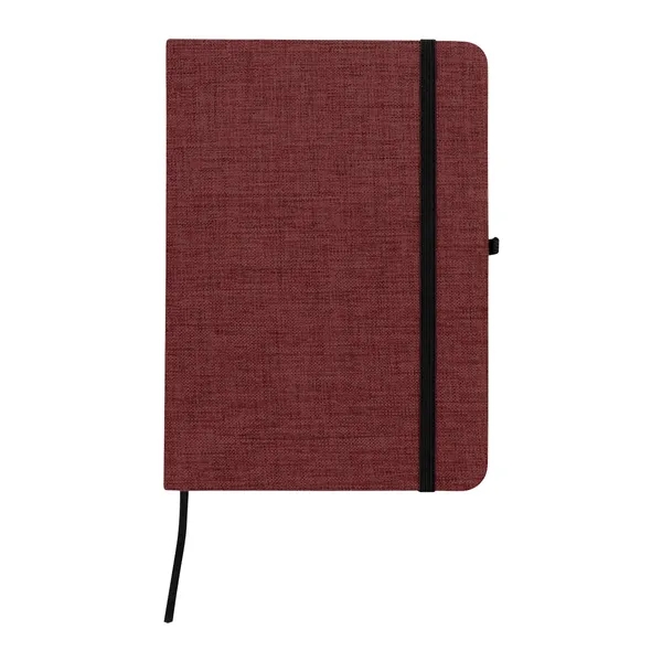 5" x 7" journal with 80 lined pages, a polycanvas cover... from ASI 61125 Hit Promotional Products / Hit®
