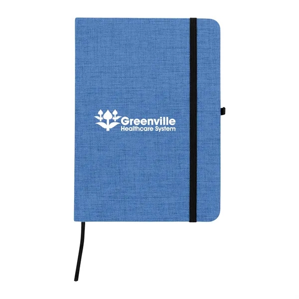 5" x 7" journal with 80 lined pages, a polycanvas cover... from ASI 61125 Hit Promotional Products / Hit®