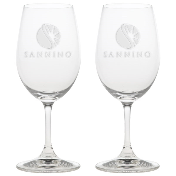 Set of two, 12.25 oz. red wine glasses in presentation gift... from ASI 71920 Moderne Glass Company Inc / Glass America®