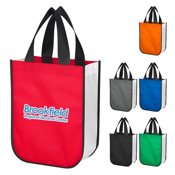 Non-woven shopper tote bag made of 100% rPET material with 13... from ASI 61125 Hit Promotional Products / Hit®