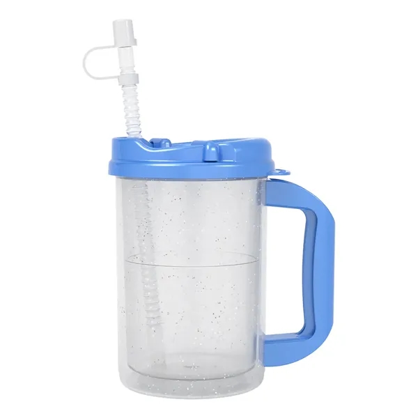 20 oz. double wall insulated polypropylene travel mug with lid and... from ASI 61125 Hit Promotional Products / Hit®