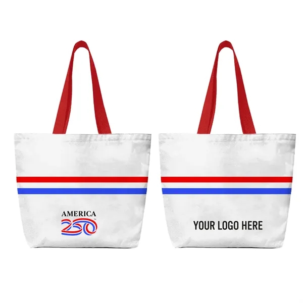 America250™ Sublime Series rPET Tote Bag... from ASI 61125 Hit Promotional Products / Hit®
