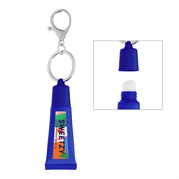 Squeeze Tube Lip Moisturizer with Key Ring... from ASI 61125 Hit Promotional Products / Hit®
