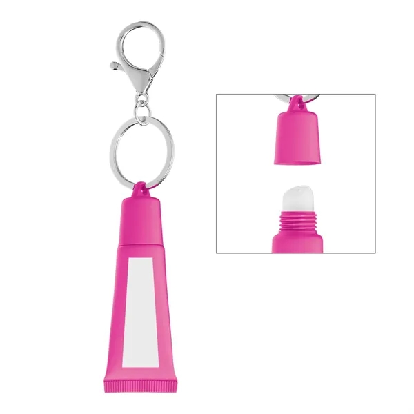 Squeeze Tube Lip Moisturizer with Key Ring... from ASI 61125 Hit Promotional Products / Hit®