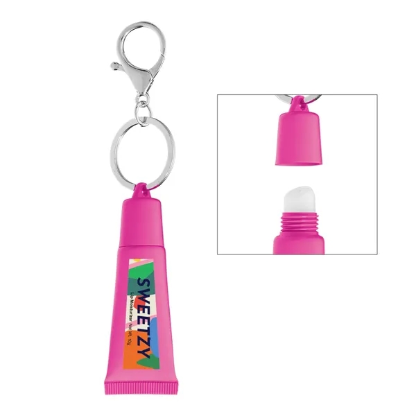 Squeeze Tube Lip Moisturizer with Key Ring... from ASI 61125 Hit Promotional Products / Hit®