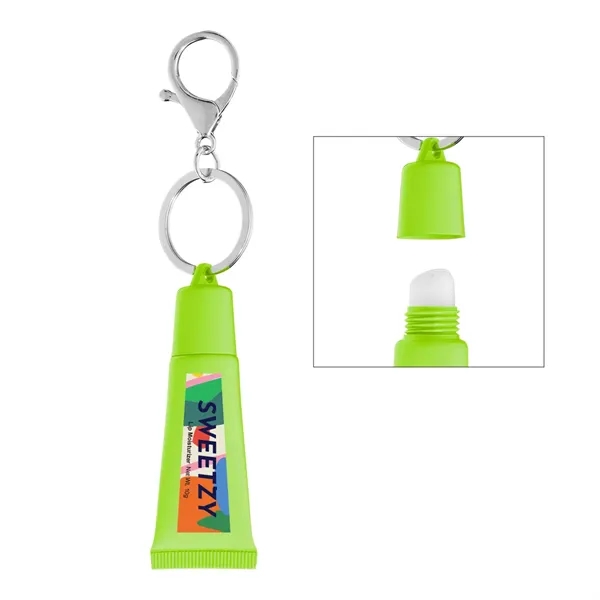 Squeeze Tube Lip Moisturizer with Key Ring... from ASI 61125 Hit Promotional Products / Hit®