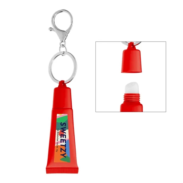 Squeeze Tube Lip Moisturizer with Key Ring... from ASI 61125 Hit Promotional Products / Hit®