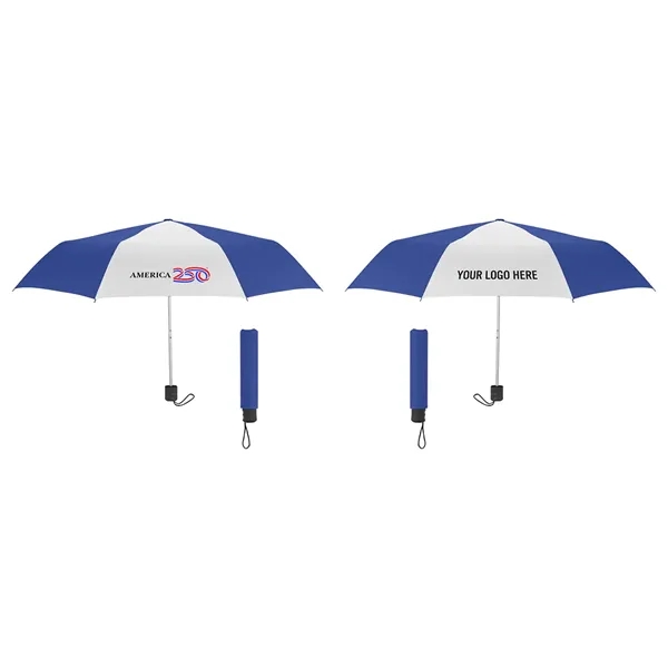 America250™ 42" Arc Budget Telescopic Umbrella... from ASI 61125 Hit Promotional Products / Hit®