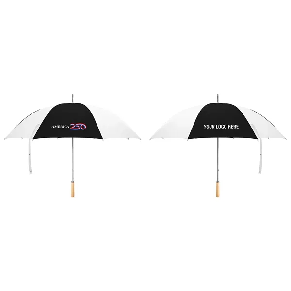 America250™ 60" Arc Golf Umbrella... from ASI 61125 Hit Promotional Products / Hit®