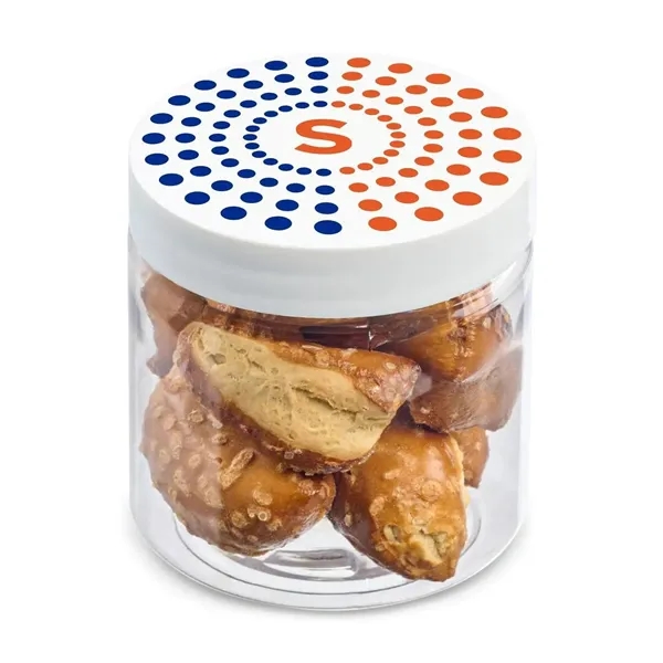Offer a hearty, crunchy snack with this jar of pretzel stumps.... from ASI 55583 GMG Pen
